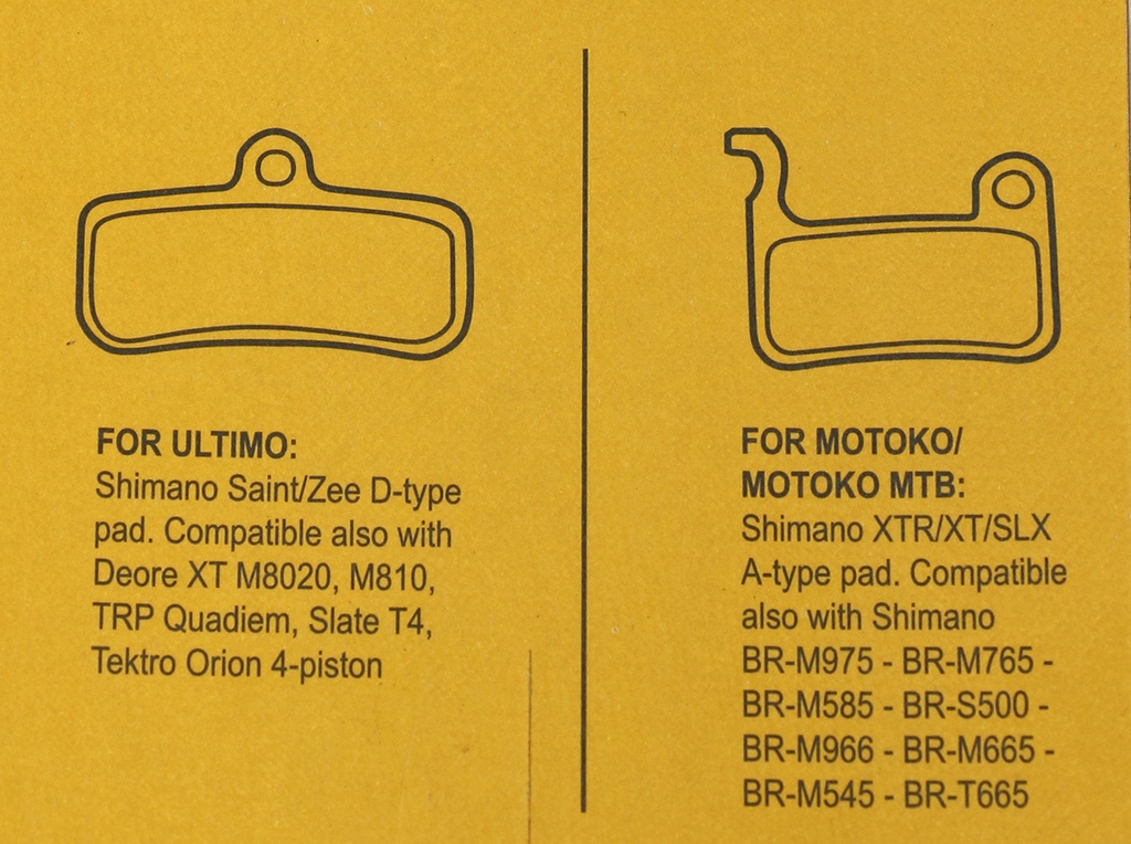 Yokozuna Disc Brake Pads - Ultimo