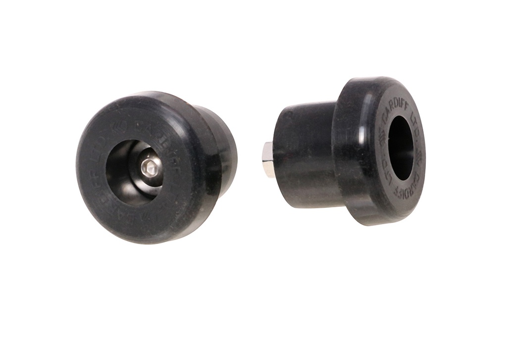 Cardiff Bar End Plugs Pair black