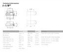 Tange Seiki Headset Falcon Threaded 