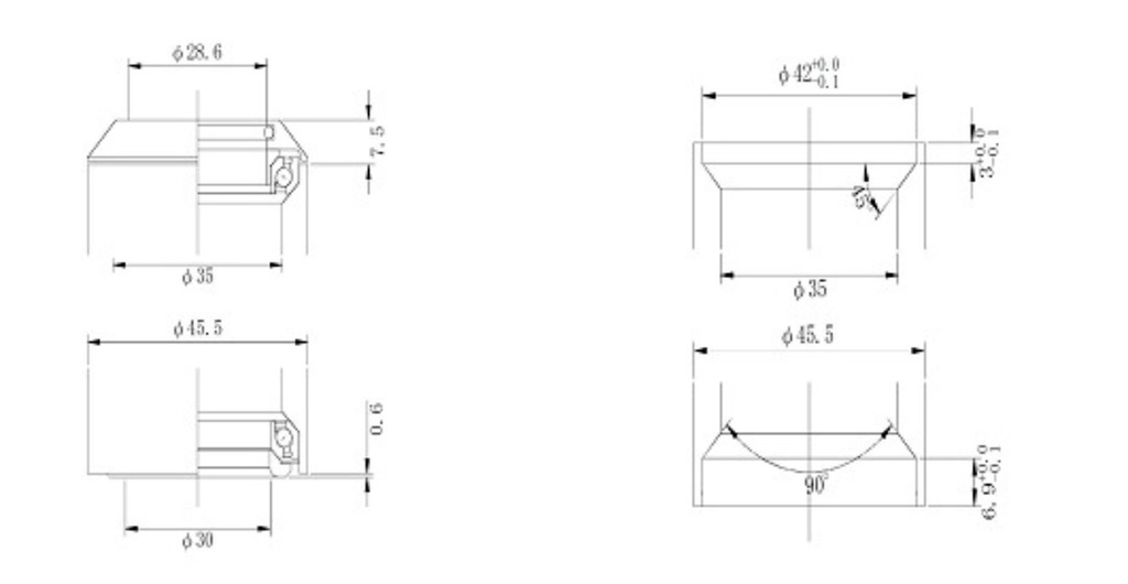 Tange Seiki Headset IS24 "Campy" 1-1/8" (IS42/28.6 IS42/30)