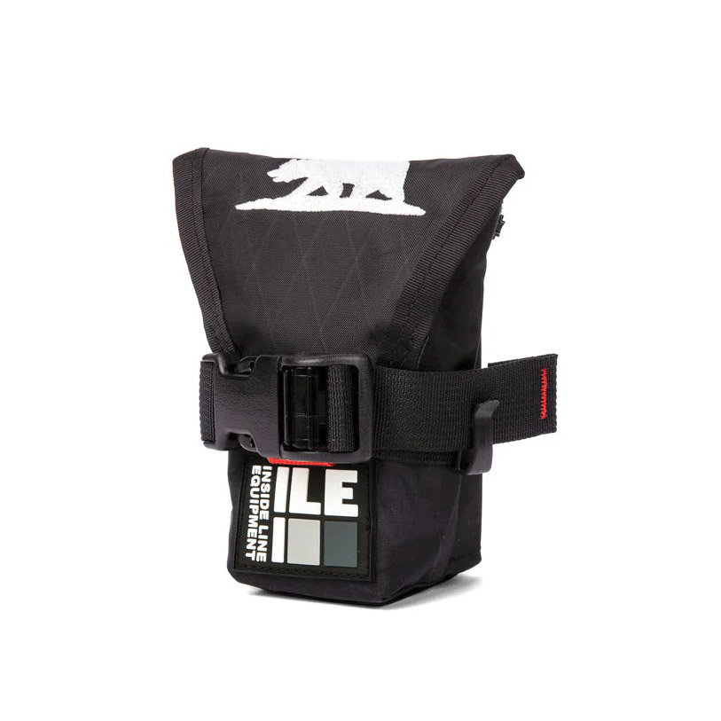 ILE Seat Bag + Zip Pocket CA BEAR (Black, Cordura)
