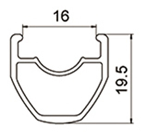 Ukai 700c Road Rim U-16A