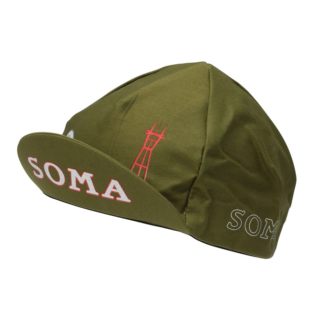 Soma Cycling Cap Sutro Fog Green