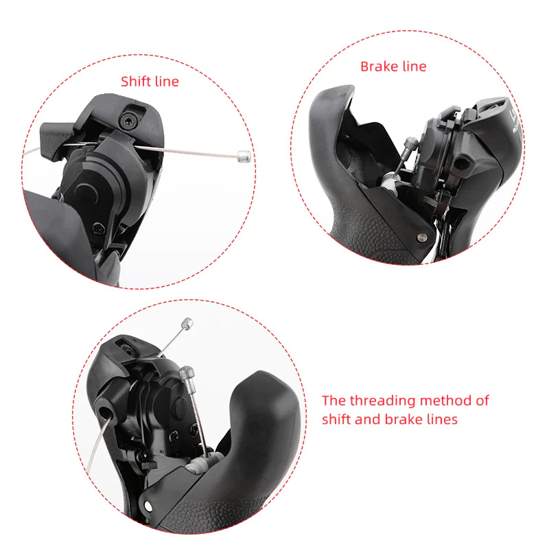 MicroNew Road Brake/Shift Lever Set 2 x 11sp [SBR-R512]