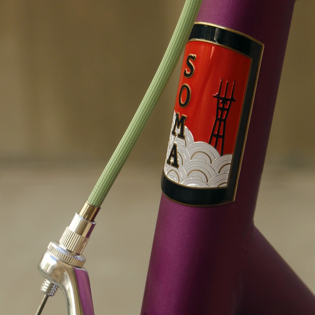 Soma Frameset Rush Purple badge