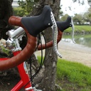 IRD Brake Lever Set Drillium on bike