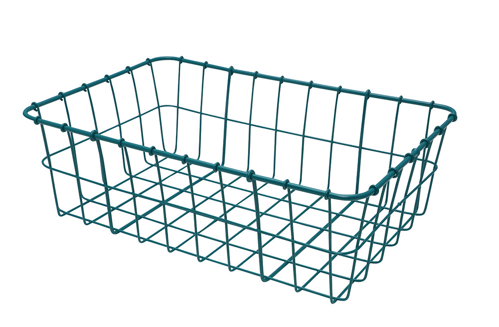 Wald Basket ONLY 15"x10"x4 3/4" teal