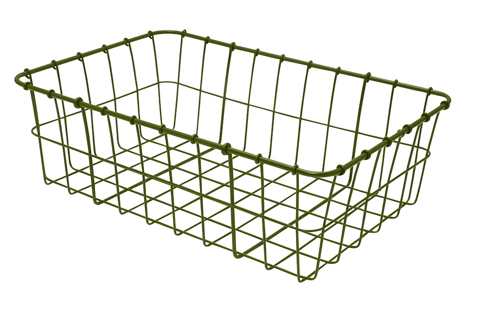 Wald Basket ONLY 15"x10"x4 3/4" Wald green