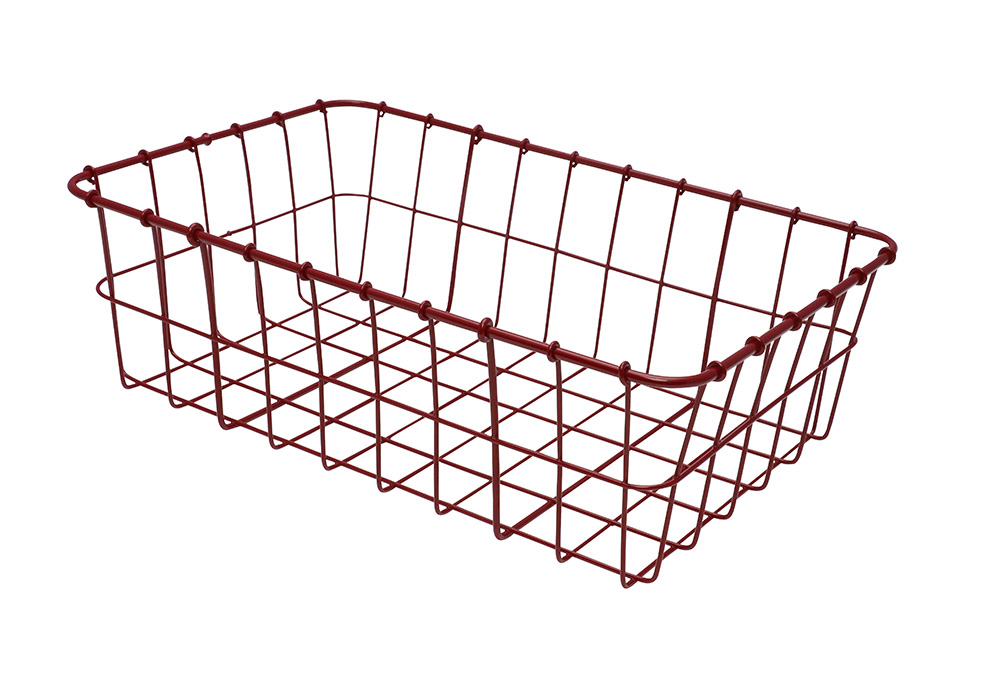 Wald Basket ONLY 15"x10"x4 3/4" Wald maroon