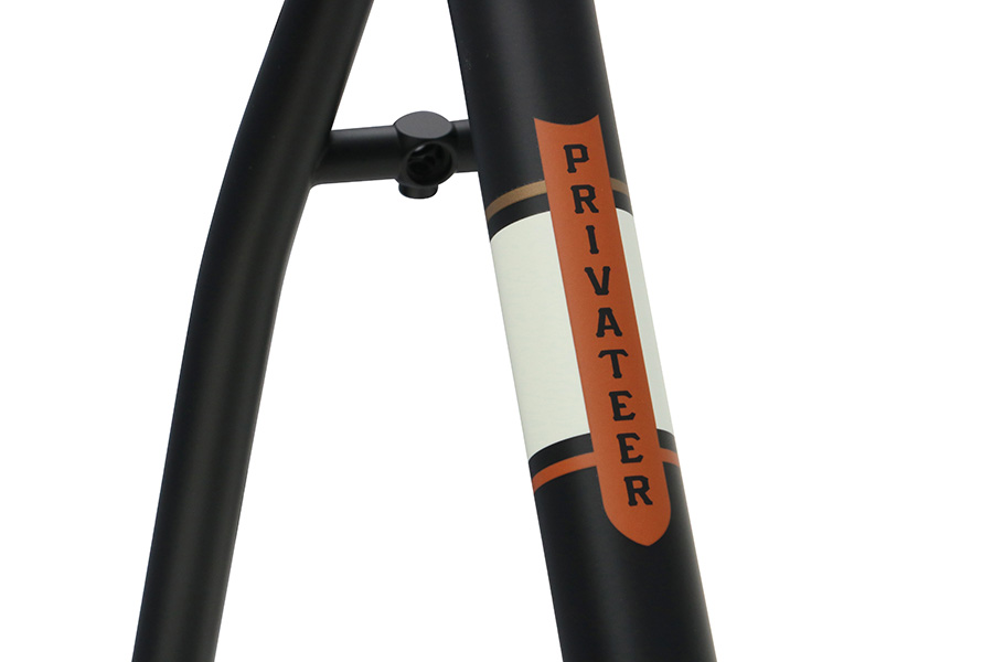 New Albion Frame Privateer Matte Blk name