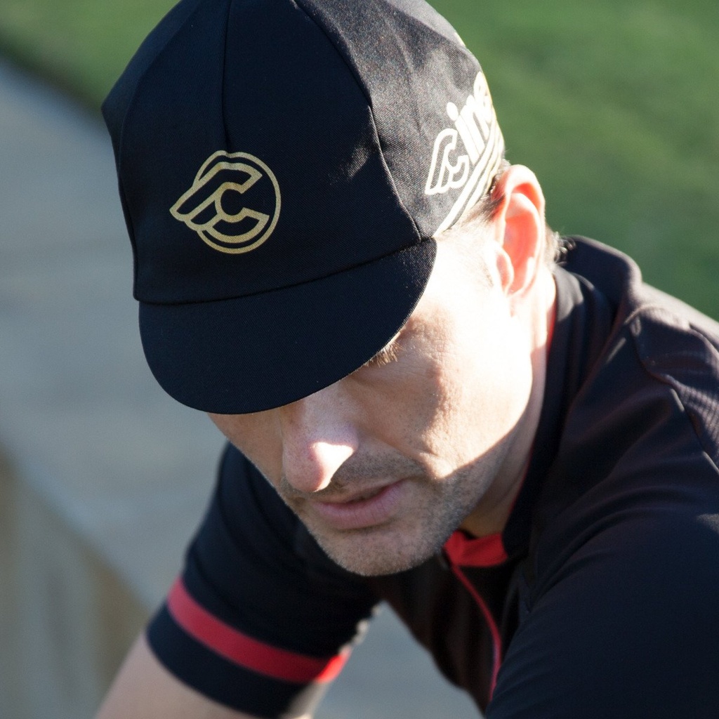 Cinelli Cycling Cap Black &amp; Gold