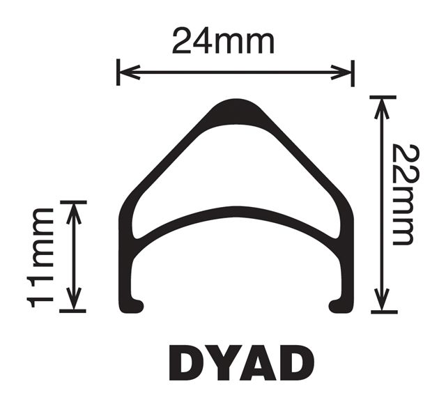 Velocity Wheel Front 650b Dyad Non-Disc Silv