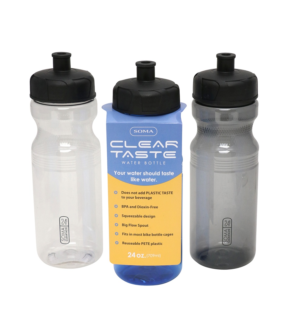 Clear Taste Water Bottle – 24 oz. - Soma Fabrications