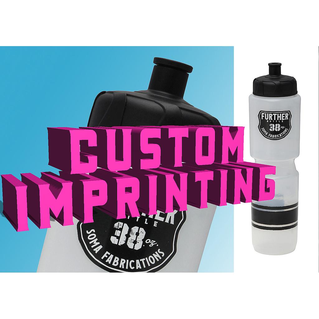 Further 36 oz. Bicycle Water Bottle Custom Printing Available