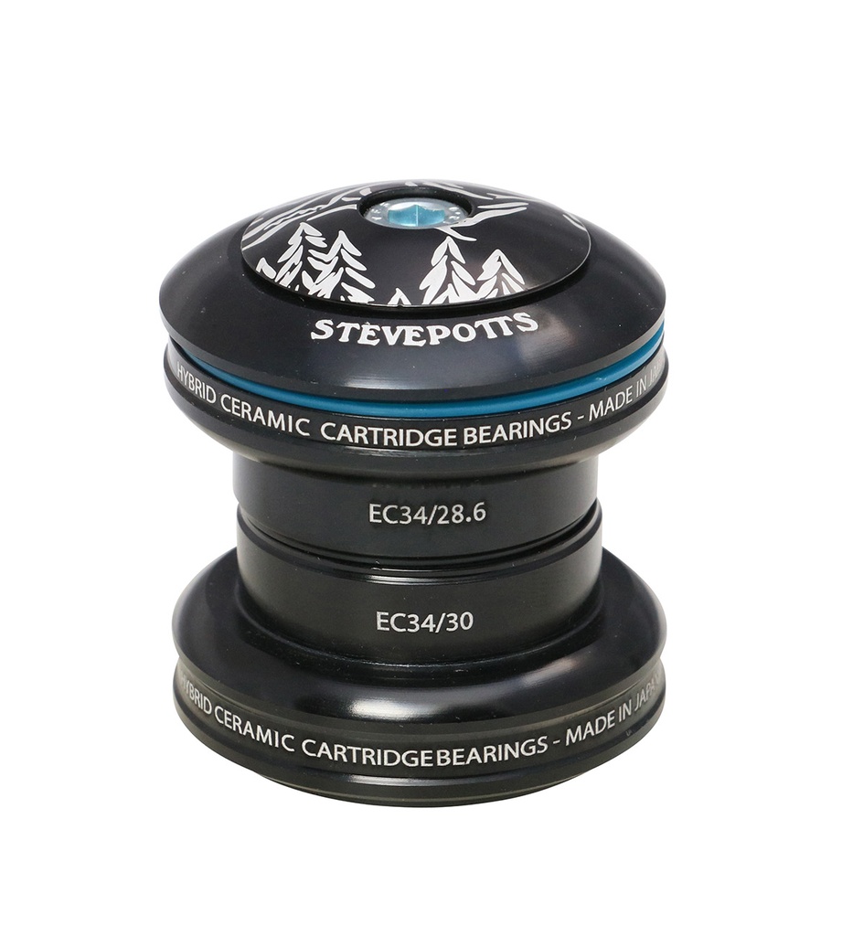 Steve Potts Cycles Adventure HC Headset 1-1/8&quot; w/Hybrid Ceramic Bearings