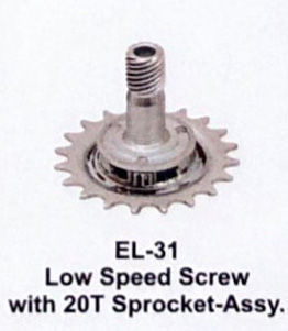 Eagle 2sp Blue Low Speed Screw 20T Assembly EL-31