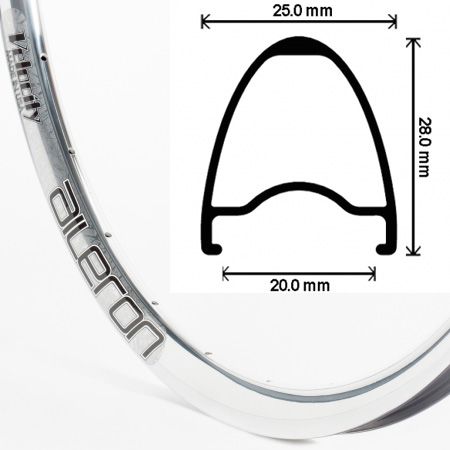 Velocity Rim Aileron 700c/622/29&quot;