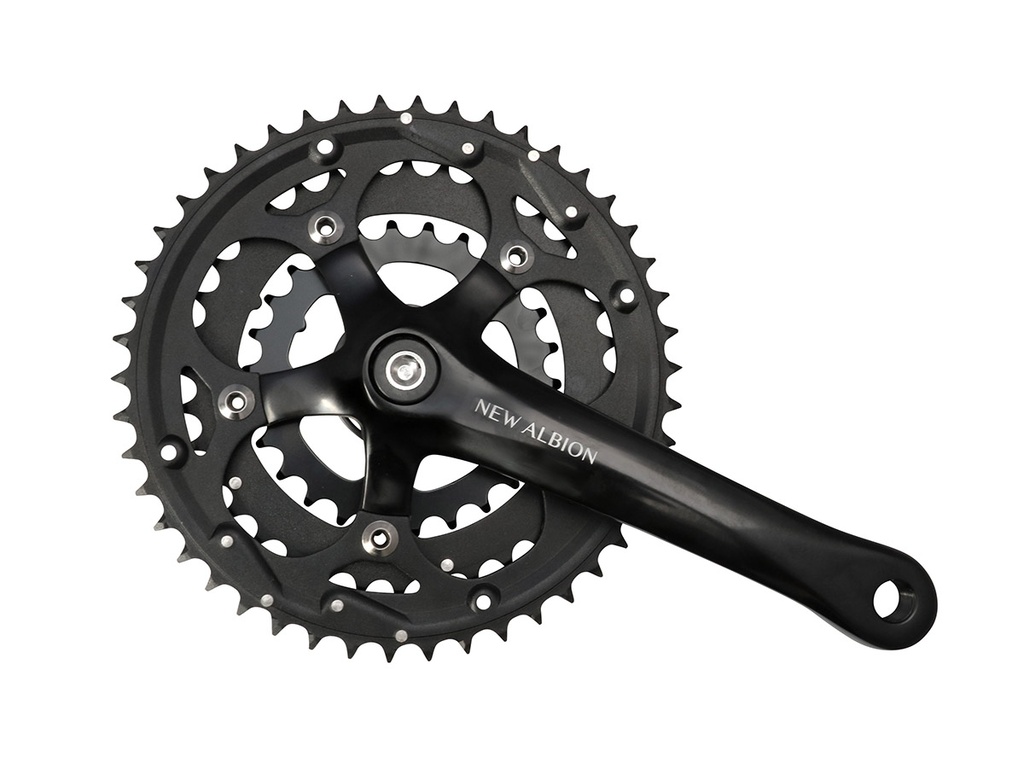 New Albion Crankset XDT Touring 46/36/26t 10-sp