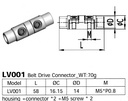 Long Shen Connector for Belt-Drive LV001