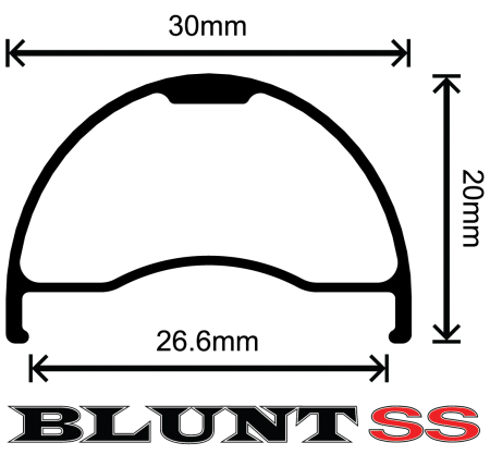 Velocity Rim Blunt SS 29"