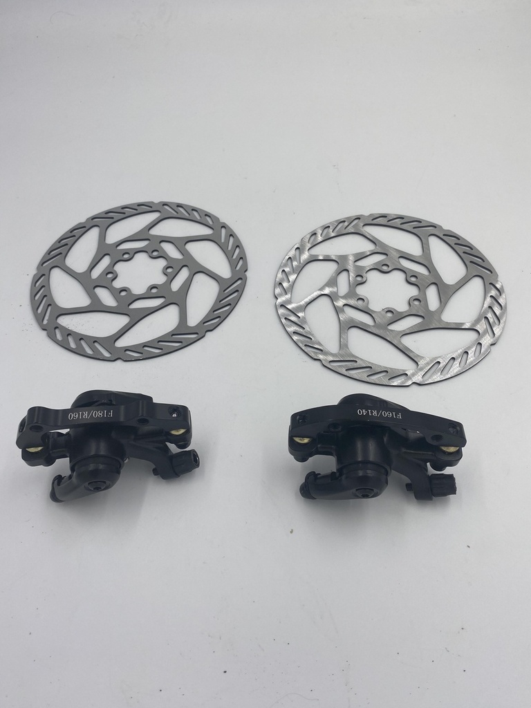 Taiwan Disc Brake Set w/ 160mm Rotors Black