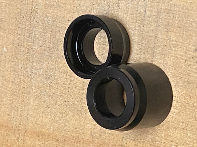 Kasai Dynamo Hub End Caps (Thru Axle) (Pair)