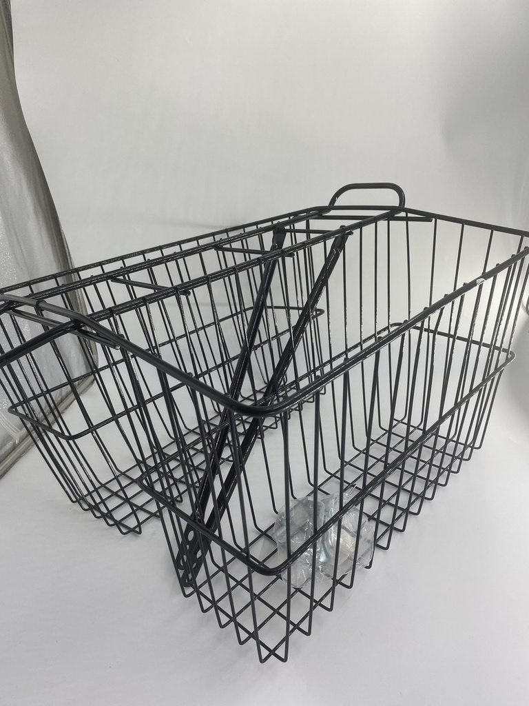 Wald Twin Rear Basket Carrier Large Wald #535 Black (Dented in Shipping)