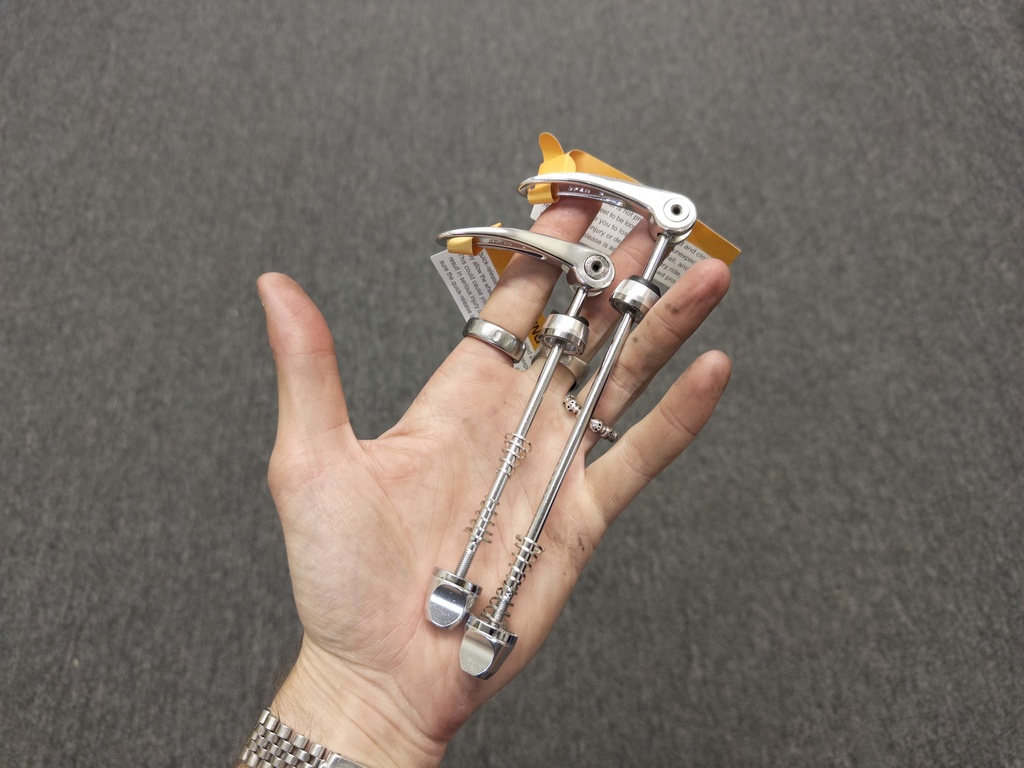 No Name Quick Release Skewers (Set, Silver)