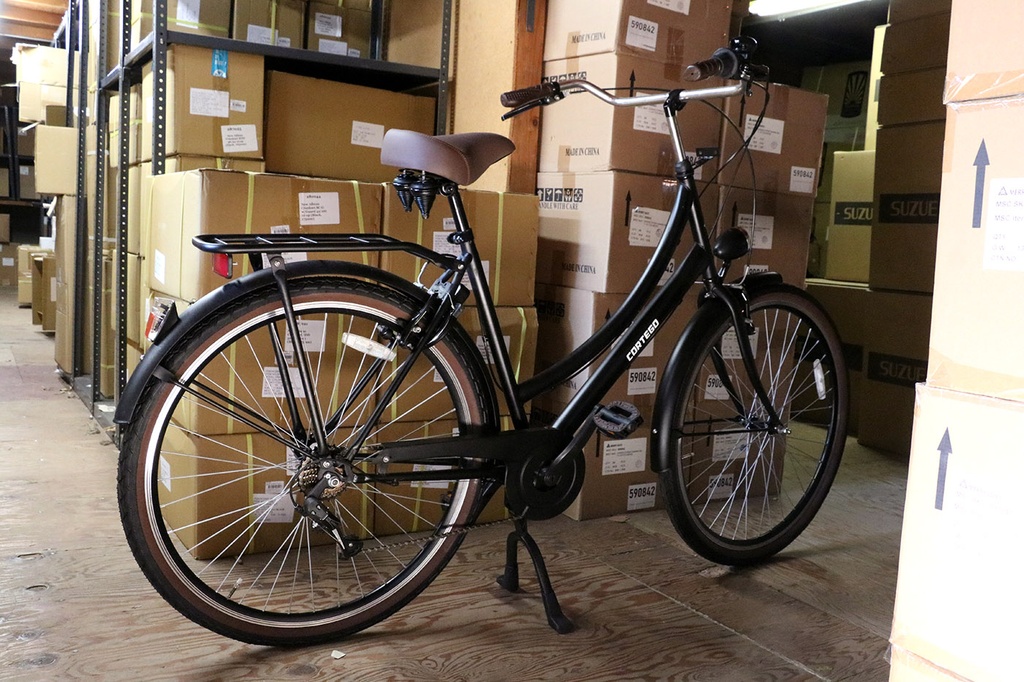 Complete Café Bike 7sp Flat Blk