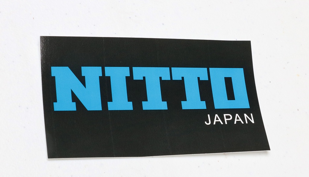 Nitto Japan Sticker 5.75 x 2&quot; Black