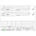 Tange Chainstay Round/ Straight 22.2/450 EACH