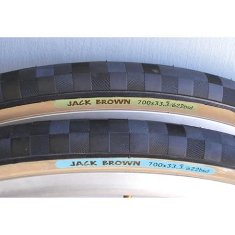 Rivendell Tire Jack Brown GREEN 700X33.3 KV