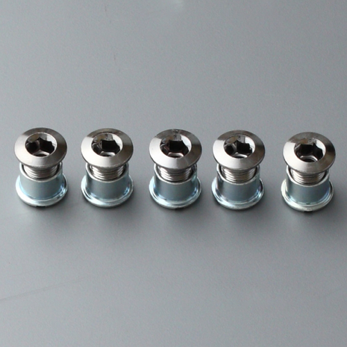 Sugino Chainring Bolts SM200 Double w/Nut 5 pc set