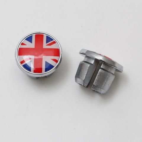 International Flag Bar Plugs UK Pair
