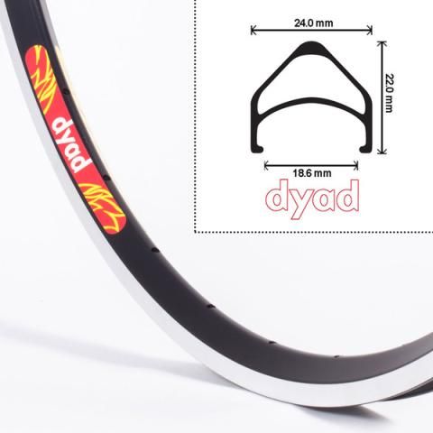 Velocity Rim Dyad 700c/622/29"