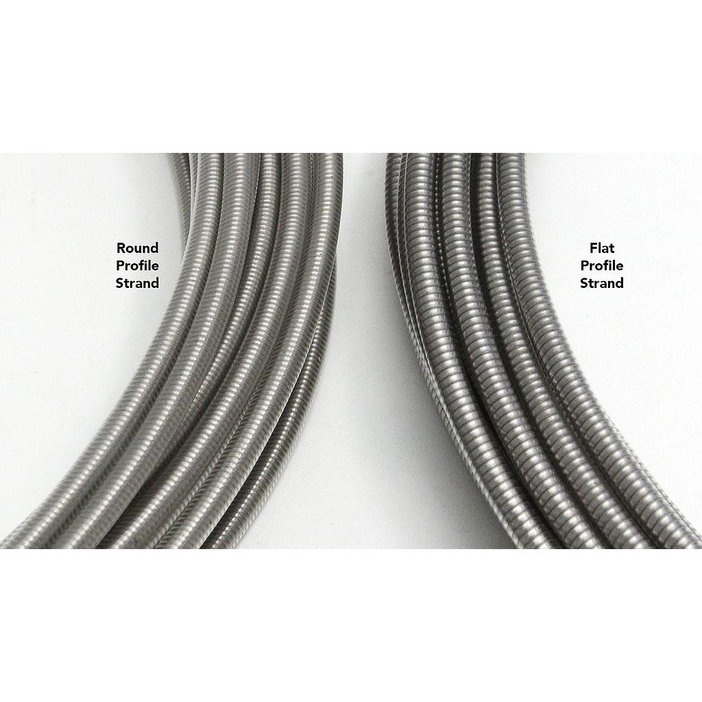 [63701] Yokozuna Vintage Housing 10Mx5mm Bulk Stainless Clear (Round)