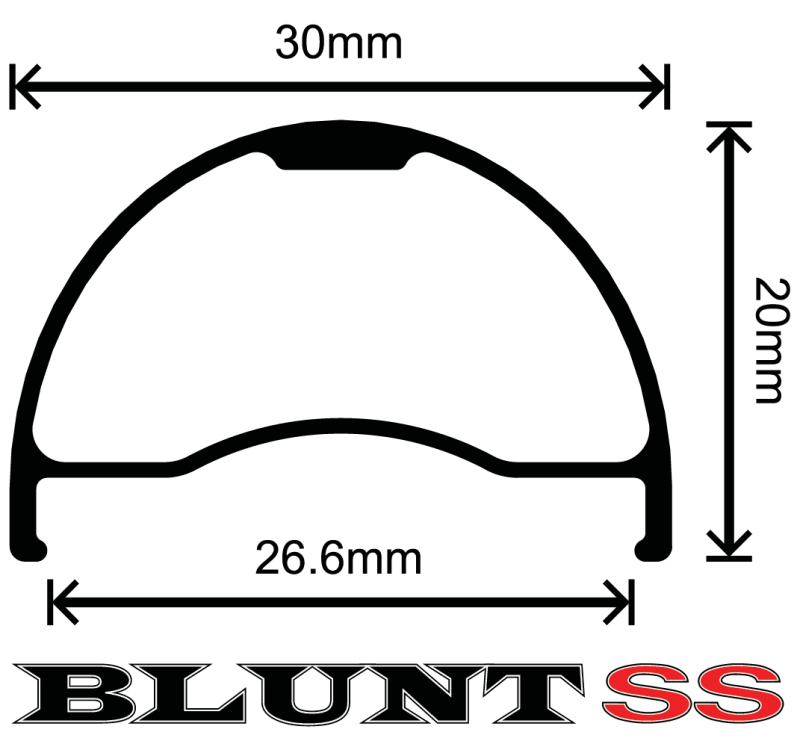 Velocity Rim Blunt SS 650b/584/27.5&quot;