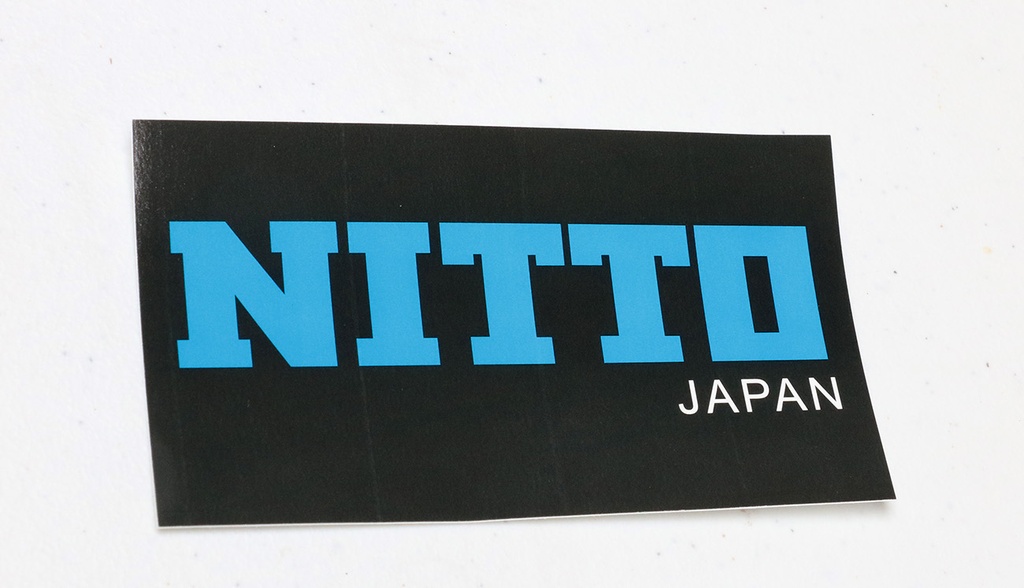 [80118] Nitto Japan Sticker 5 x 2.75" Black