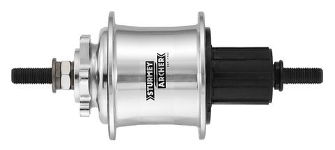 [304778] Sturmey Archer Rear Hub CS-RK3 3sp Sil Cassette