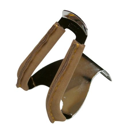 [35659] MKS Half Toe Clip Steel Leather 