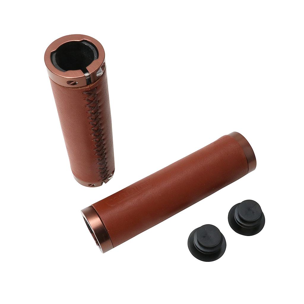 [24262] Cardiff Grips Julian Leather Brown