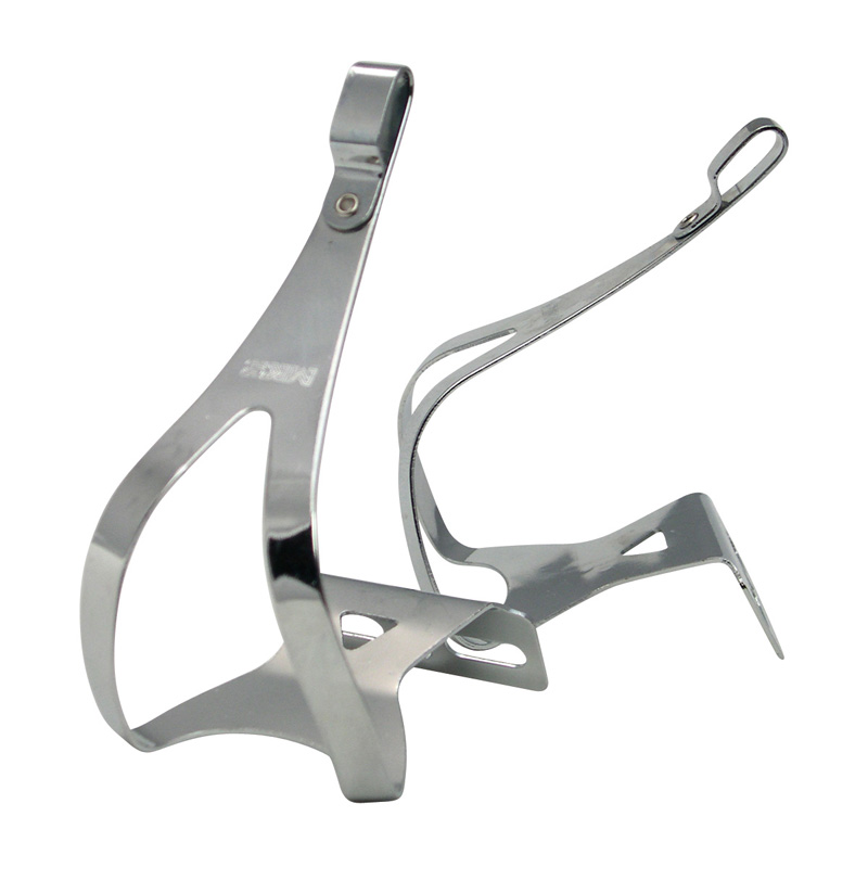 MKS Toe Clips Steel Deep Single Strap pr