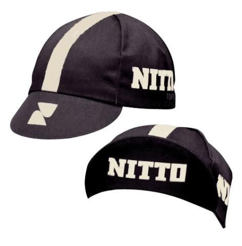 [19653] Nitto Cycling Cap Black