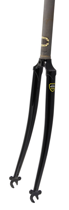 [23131] Soma Fork CrMo 49 Lugged 1&quot; Black 43mm