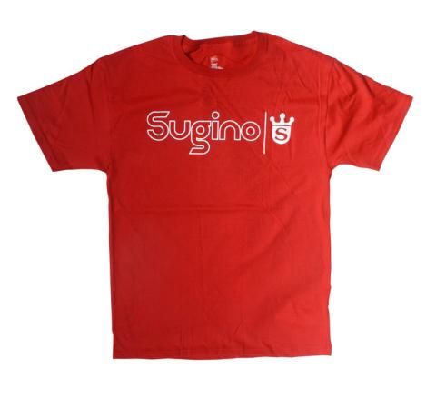 Sugino T-Shirt Outlined Logo Red
