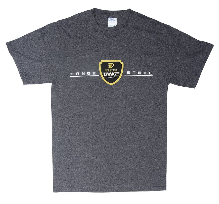 Tange T-Shirt Tange Logo Charcoal Gray
