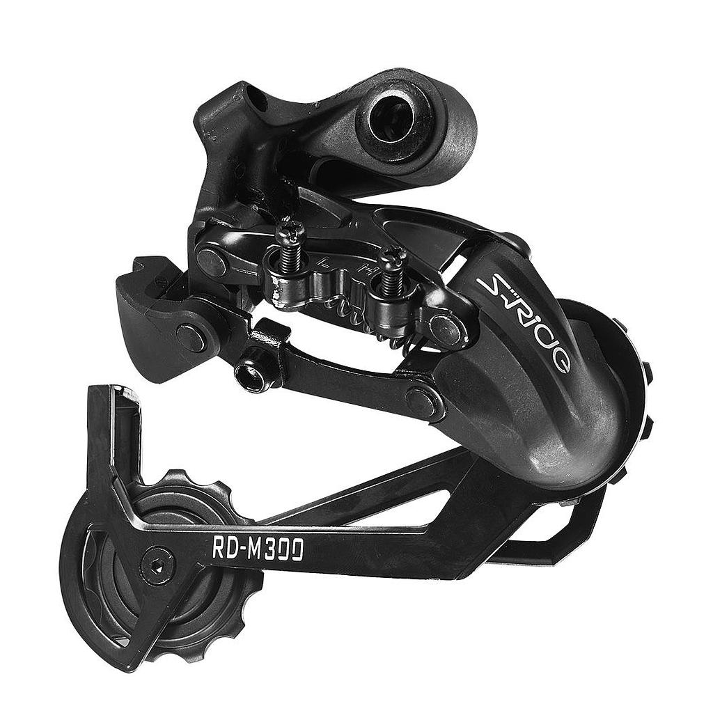 [590834] S-Ride Rear Derailleur Long Cage 9/8 sp Black [RD-M300]