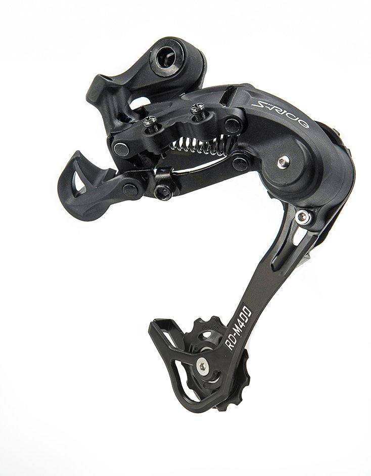 [590837] S-Ride Rear Derailleur Overlength Cage 11/10 sp Black [RD-M400]