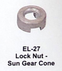 [304924] Eagle 2sp Lock Nut Sun Gear Cone EL-27