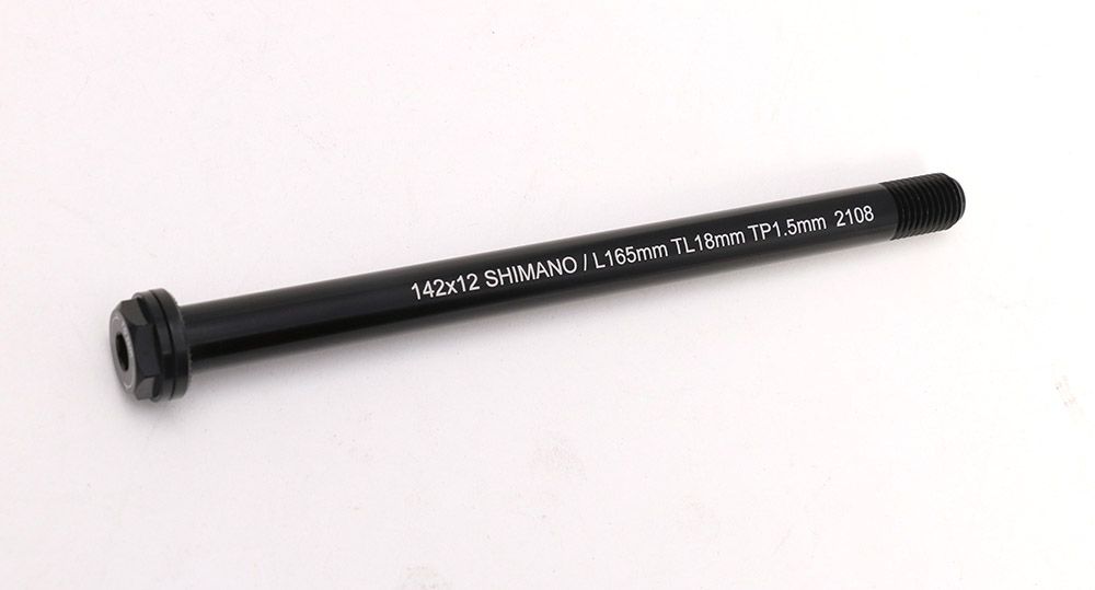 [943203] Tange Rear Thru-Axle 142x12mm (L165MM) Shimano (Fits Wolverine/Juice(142)/ Fog Cutter/ Others)